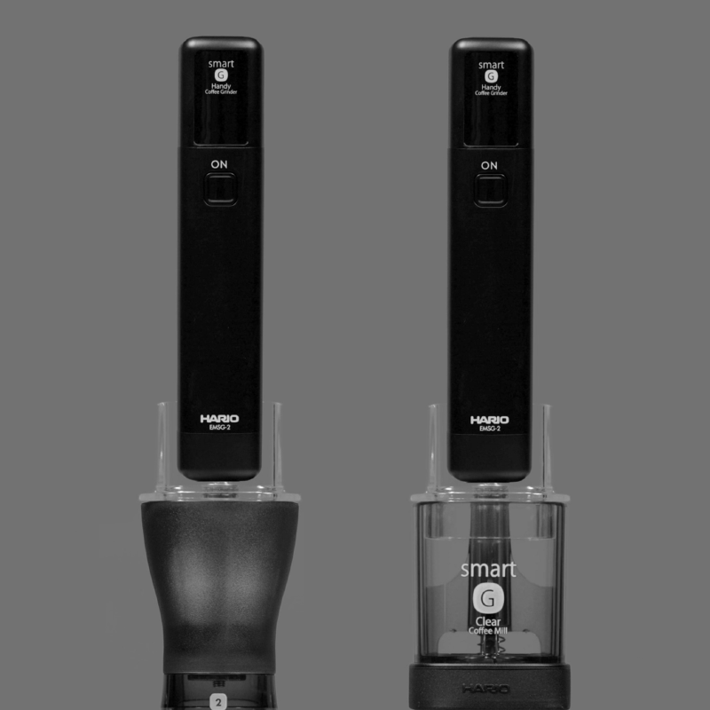 HARIO Smart G Handy Coffee Grinder 2-Way Electric and Hand-Milled EMSG-2B