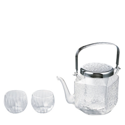 Sake Cooler “Kaku Chirori” Glass Set