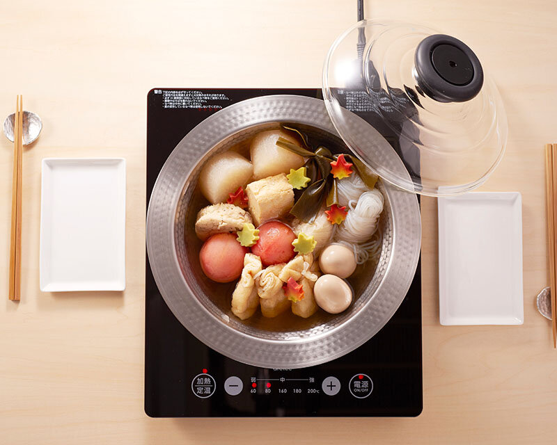 Hario Induction Rice Cooker Casserole with Glass Lid