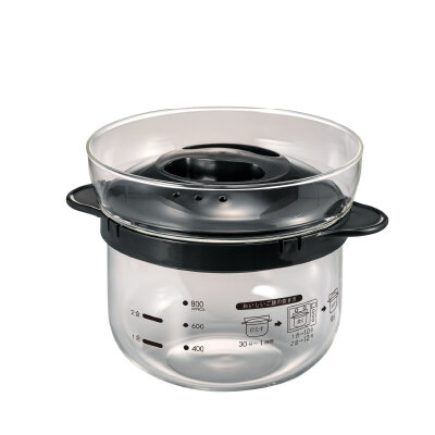 Microwave Glass Rice Cooker 1-2 go (Rice 150-300g)