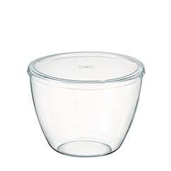 Bowlup Heatproof bowl container deep type clear 1600